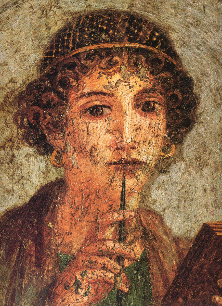 Portrait d'une jeune fille (Portrait du poète Sappho?)