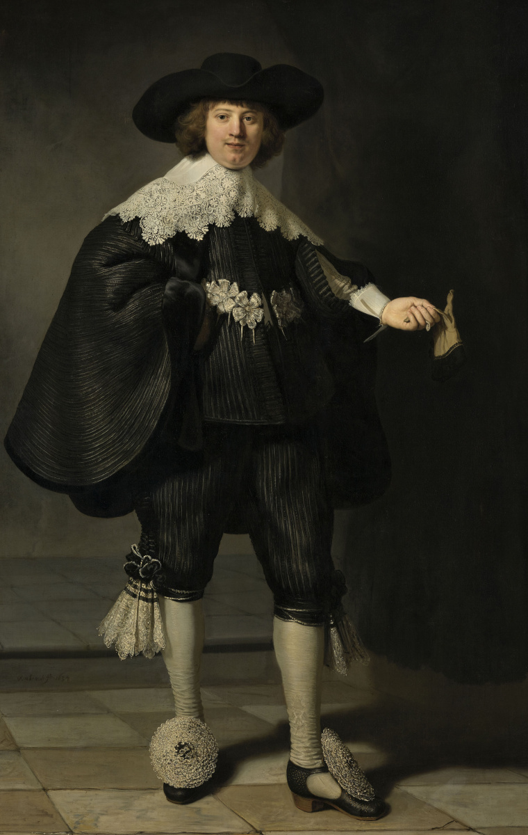 Rembrandt Harmenszoon van Rijn. Retrato de Martin Solmans