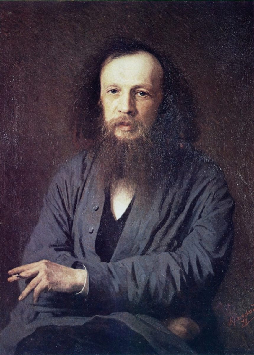 Ivan Nikolayevich Kramskoy. Portrait of a chemist Dmitry Ivanovich Mendeleyev