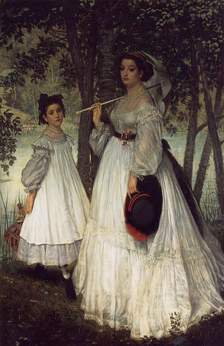 James Tissot. Two sisters