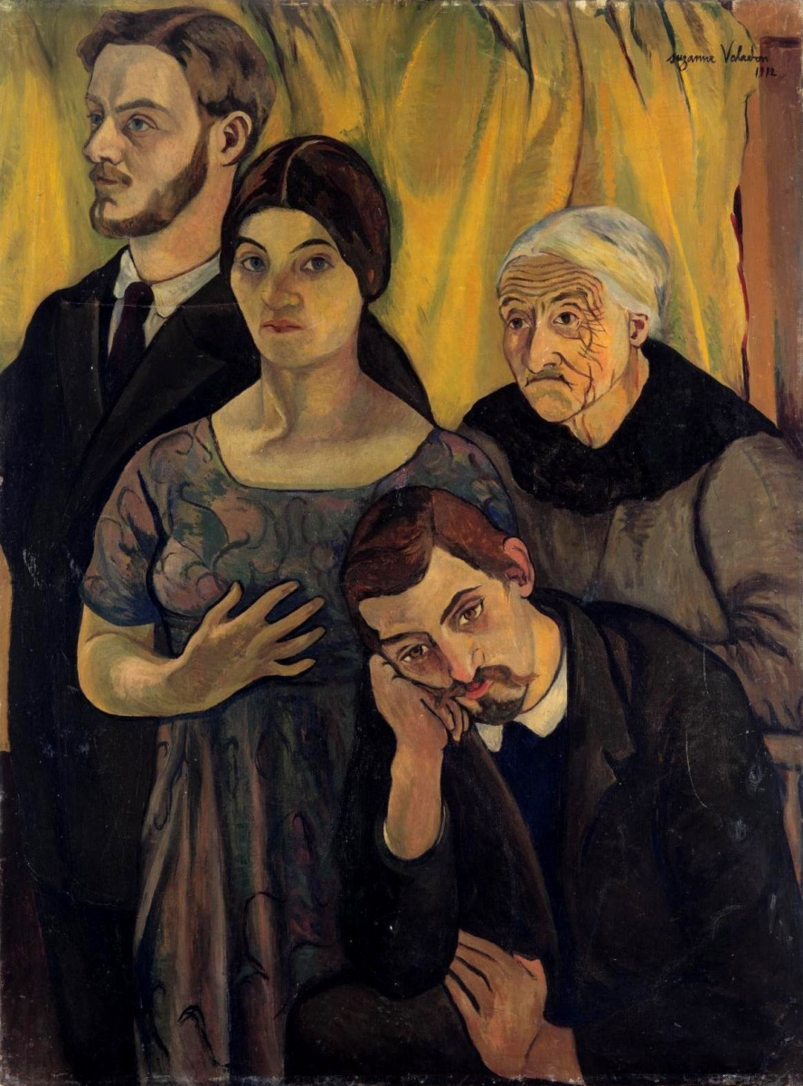 Suzanne Valadon. 家庭画像。 1912年