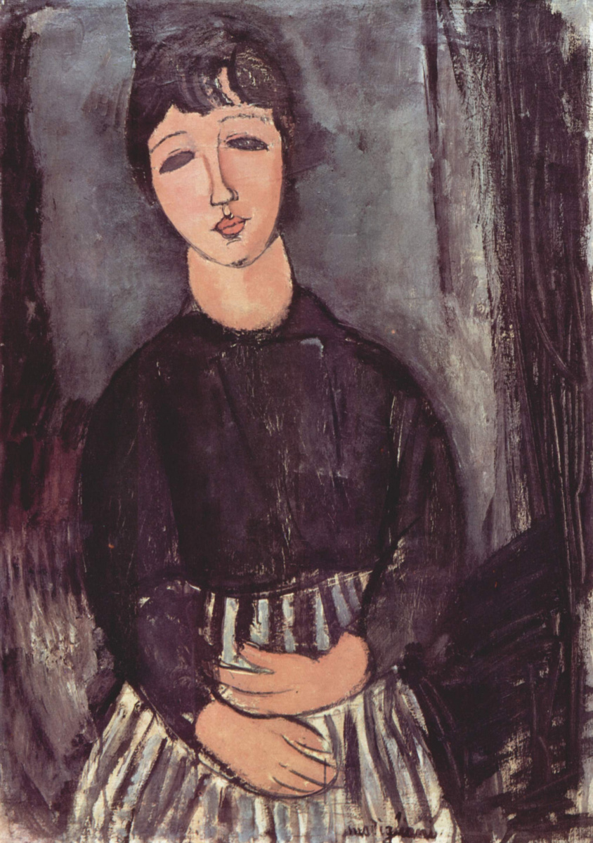 Amedeo Modigliani. Seated maid