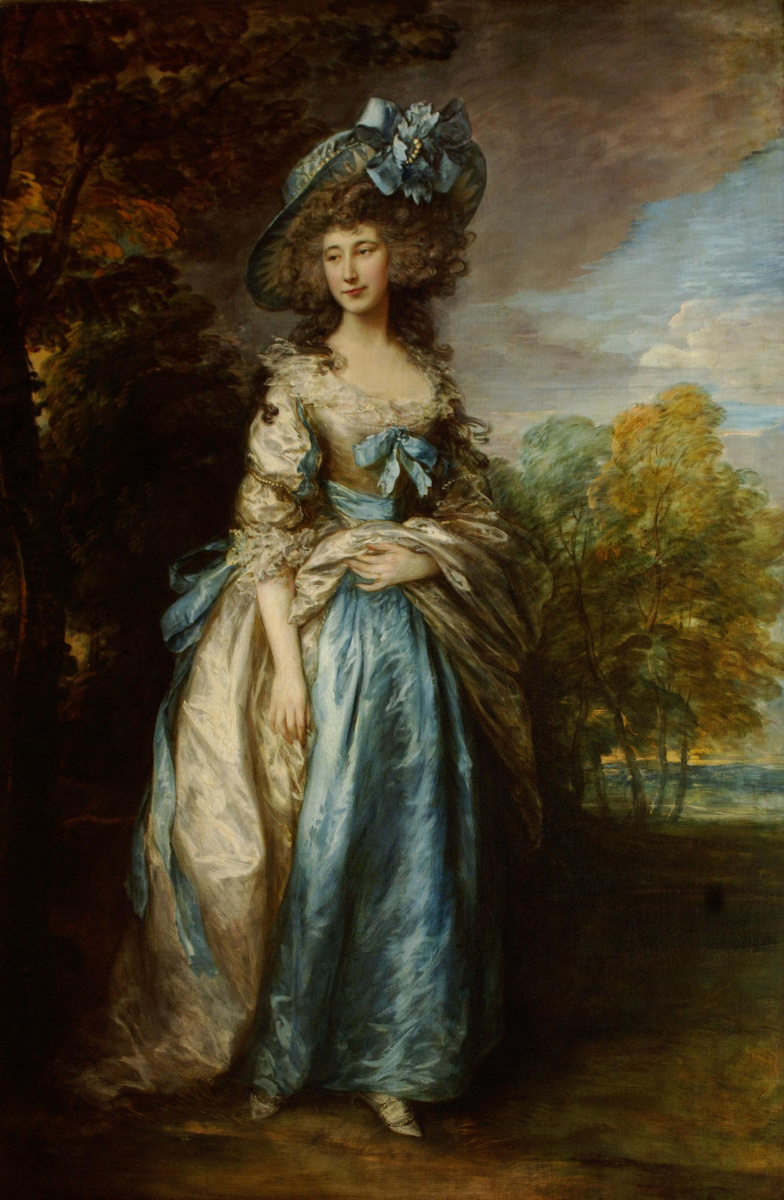 Thomas Gainsborough. Portrait of Sophia Charlotte Digby, lady Sheffield