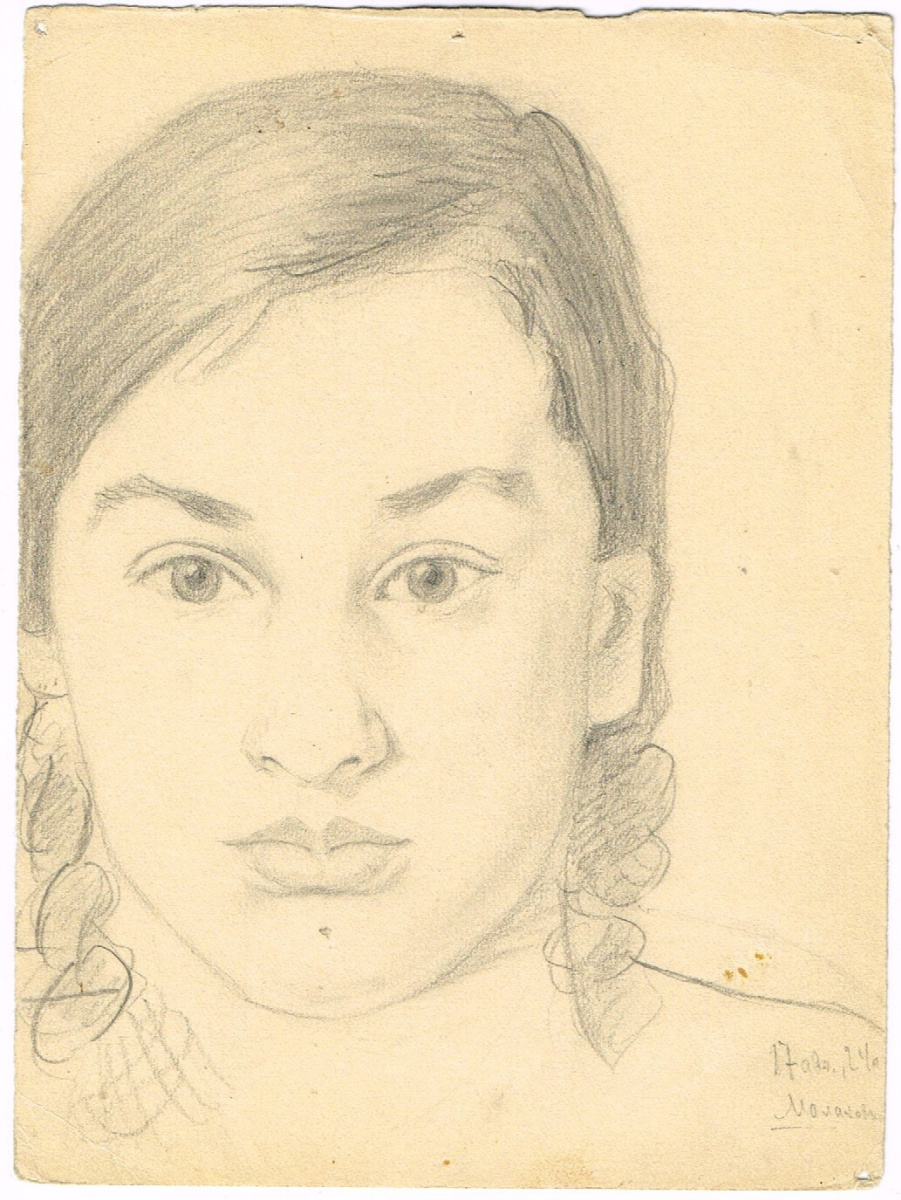 Unknown artist. Portrait of a girl