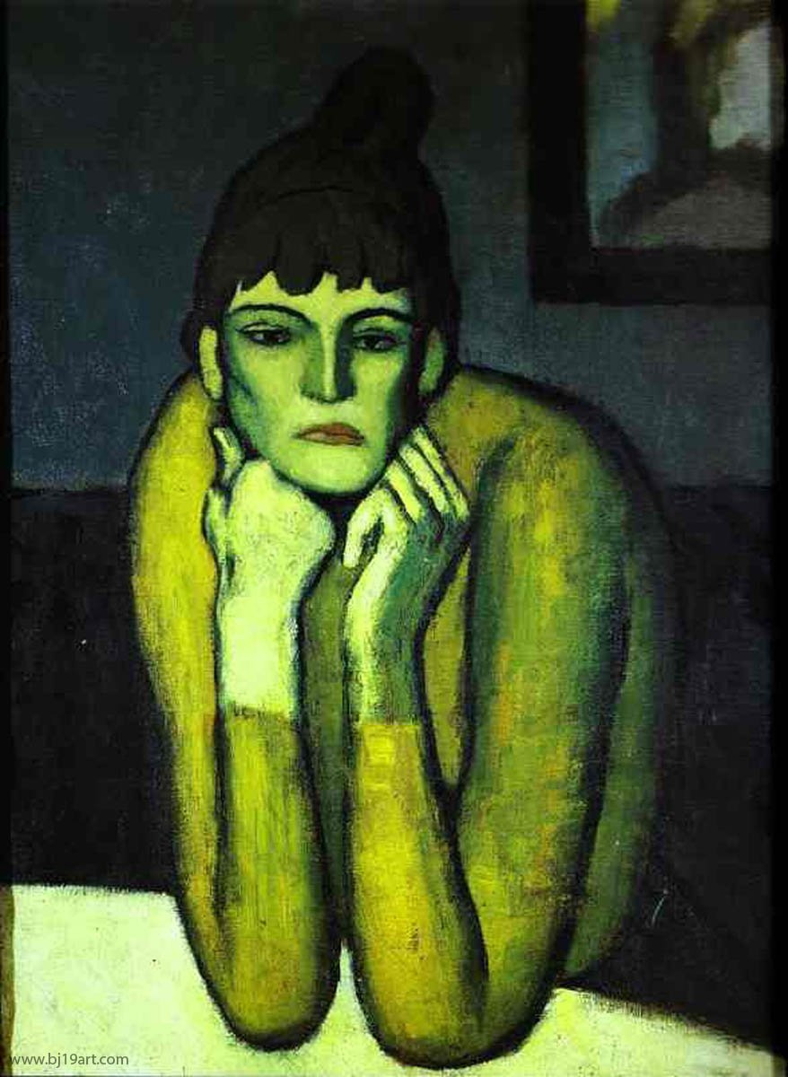 Pablo Picasso. Mujer con moño