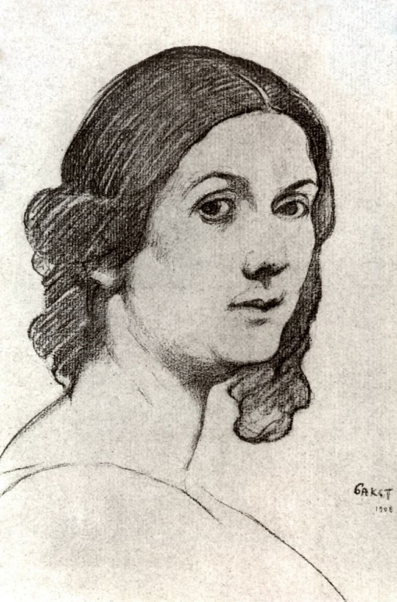 Lev (Leon) Bakst. Portrait Of Isadora Duncan