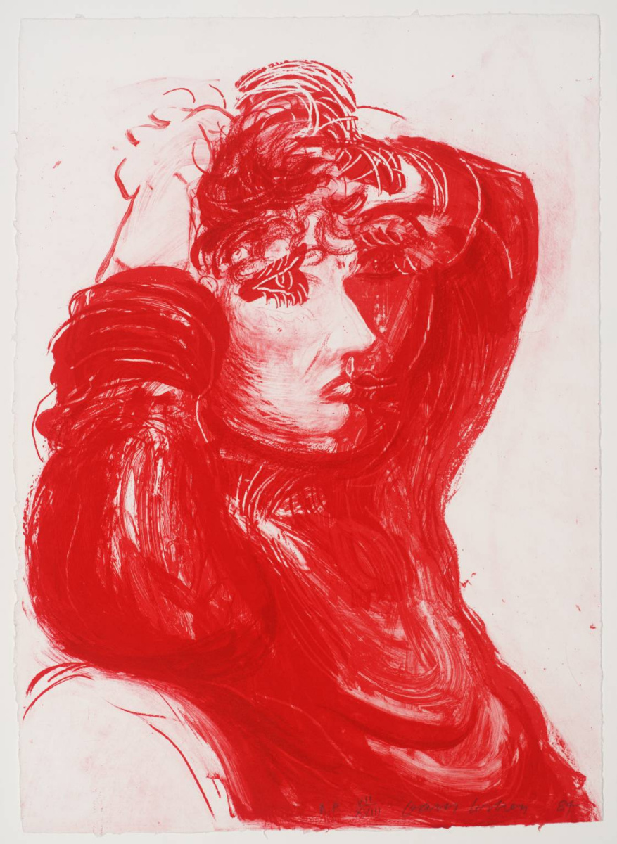 David Hockney. Red Celia