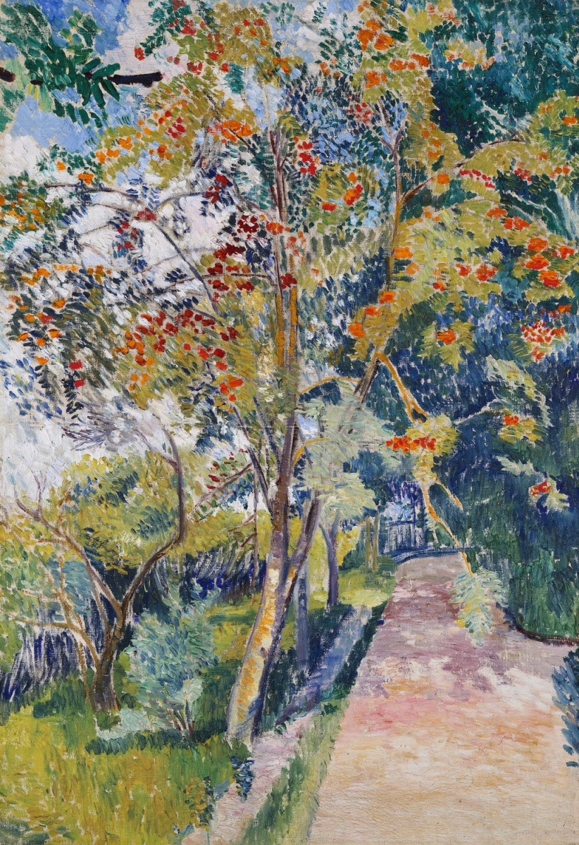 Natalia Goncharova. Rowan. Panino near Vyazma