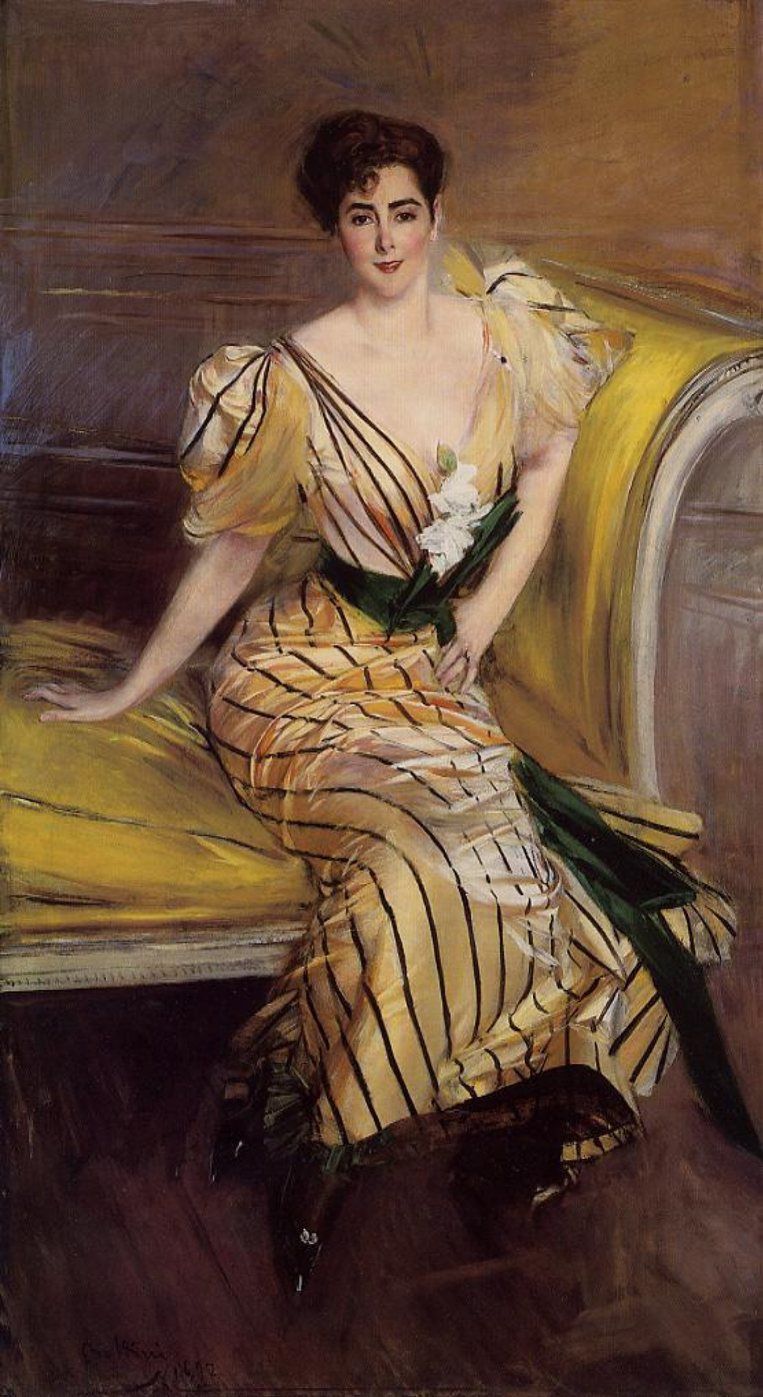 Portrait of Madame Josephine Alvea de Herrasuriz, 1892, 104×187 cm