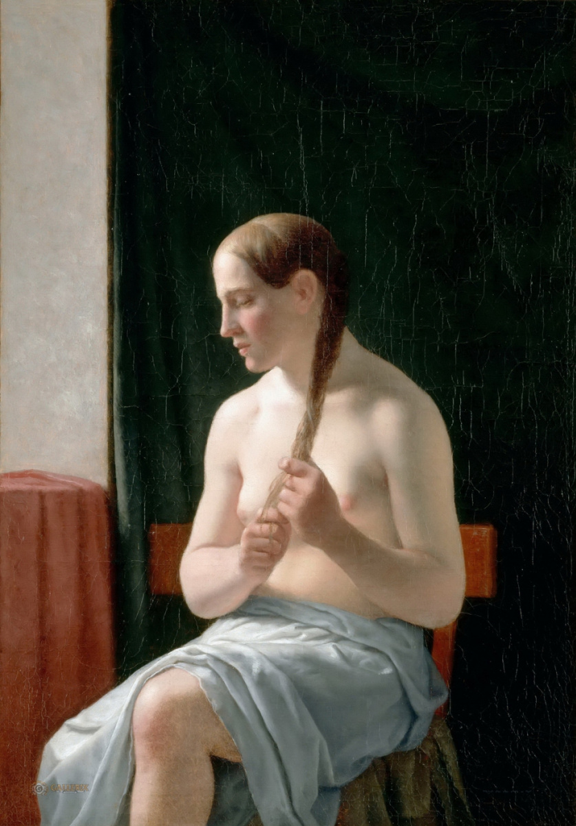 Christopher Wilhelm Eckersberg. Nude at the window