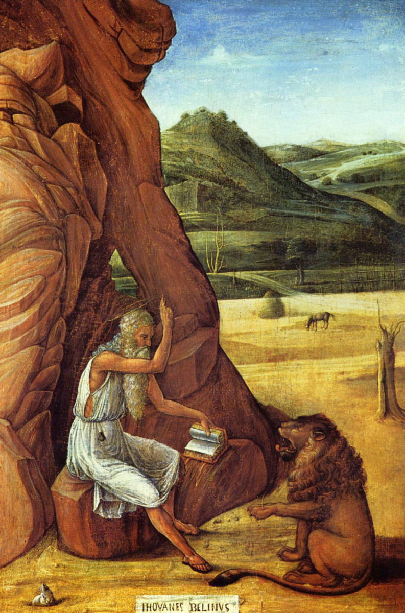 Giovanni Bellini. St. Jerome in the desert