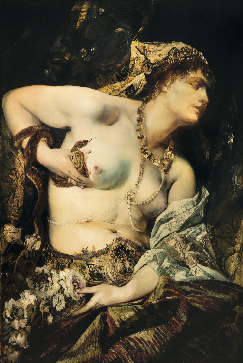 Hans Makart. The Death Of Cleopatra. Fragment.