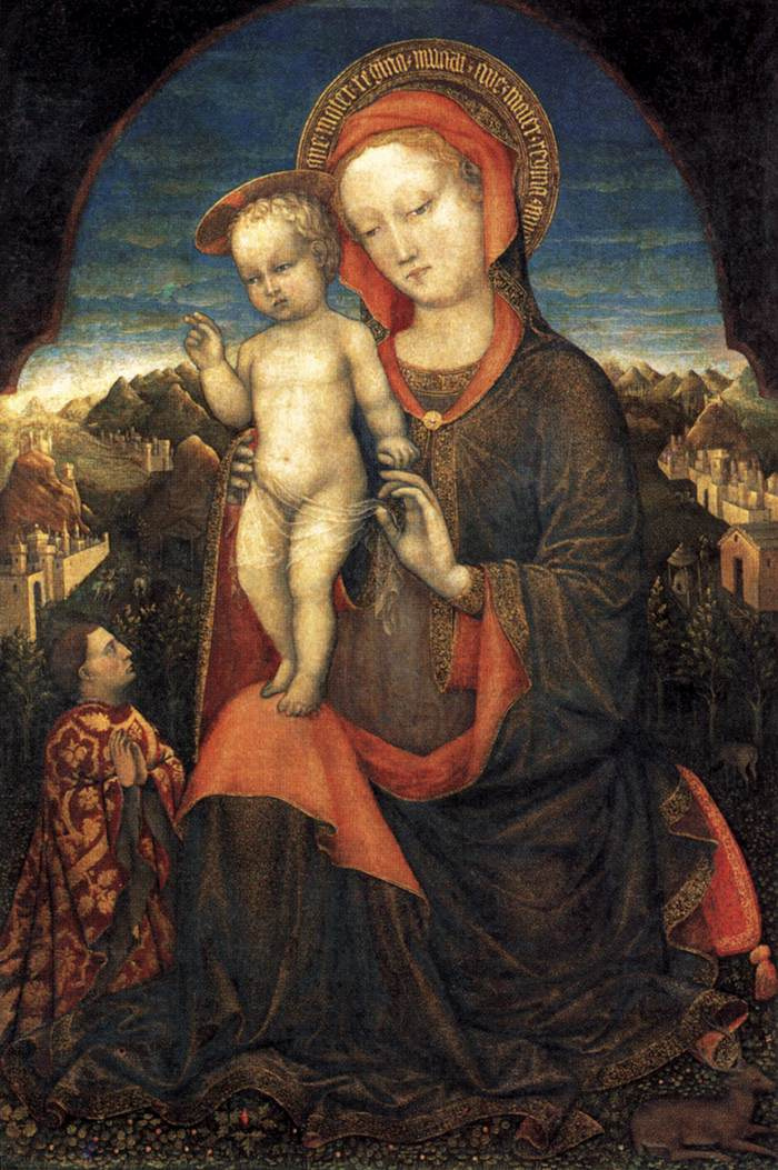 Madonna and Child with Donor Lionello d'Este