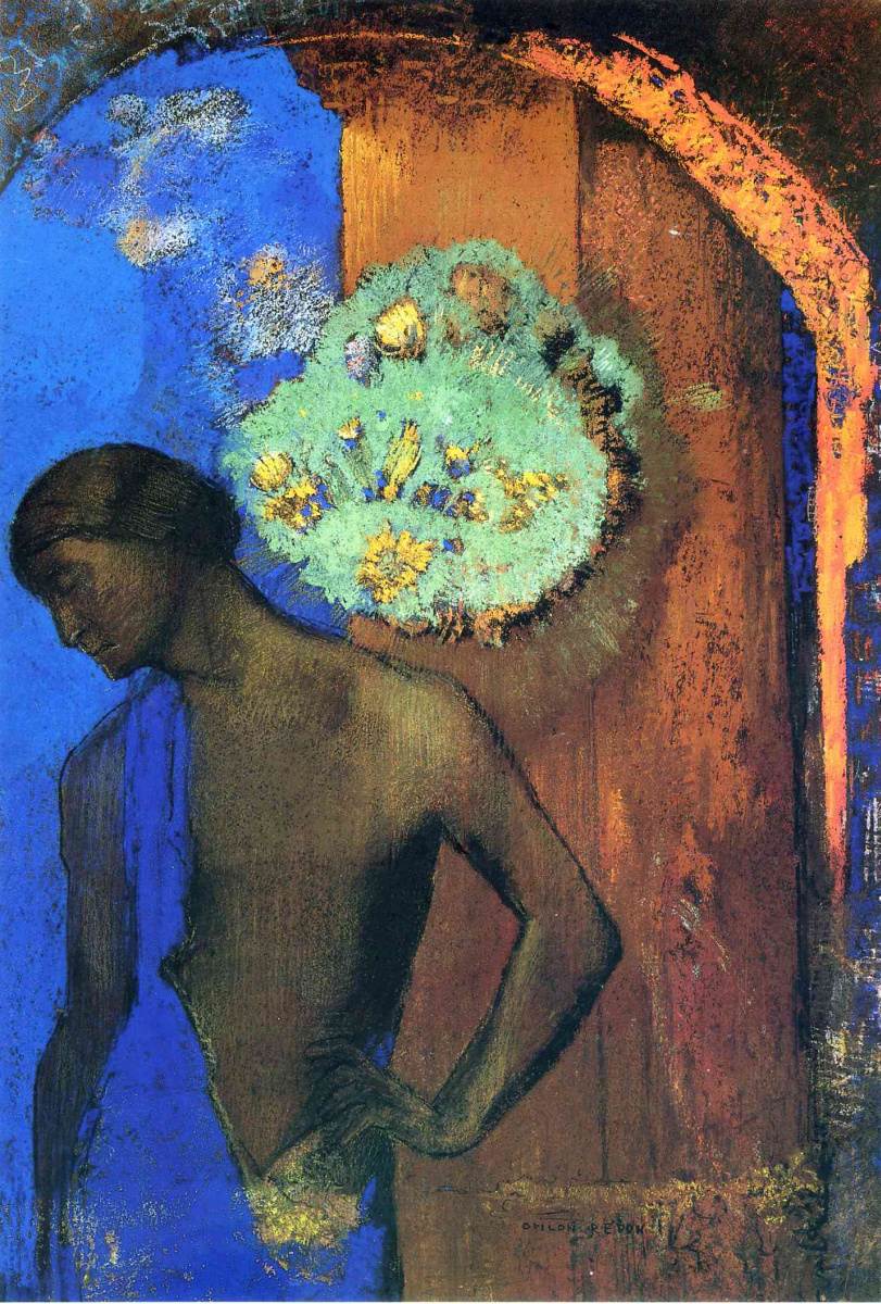 Odilon Redon. Saint John (the Blue tunic)