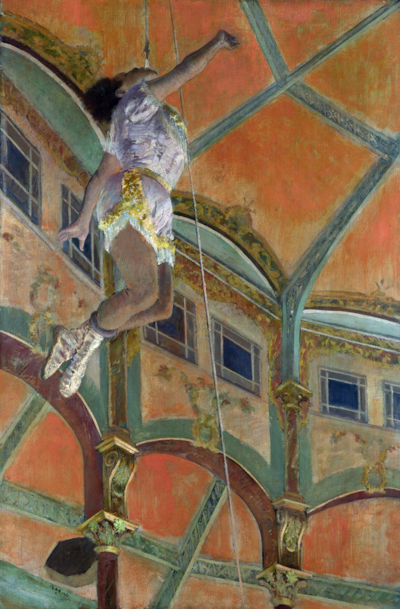 Edgar Degas. Miss La La at the circus Fernando