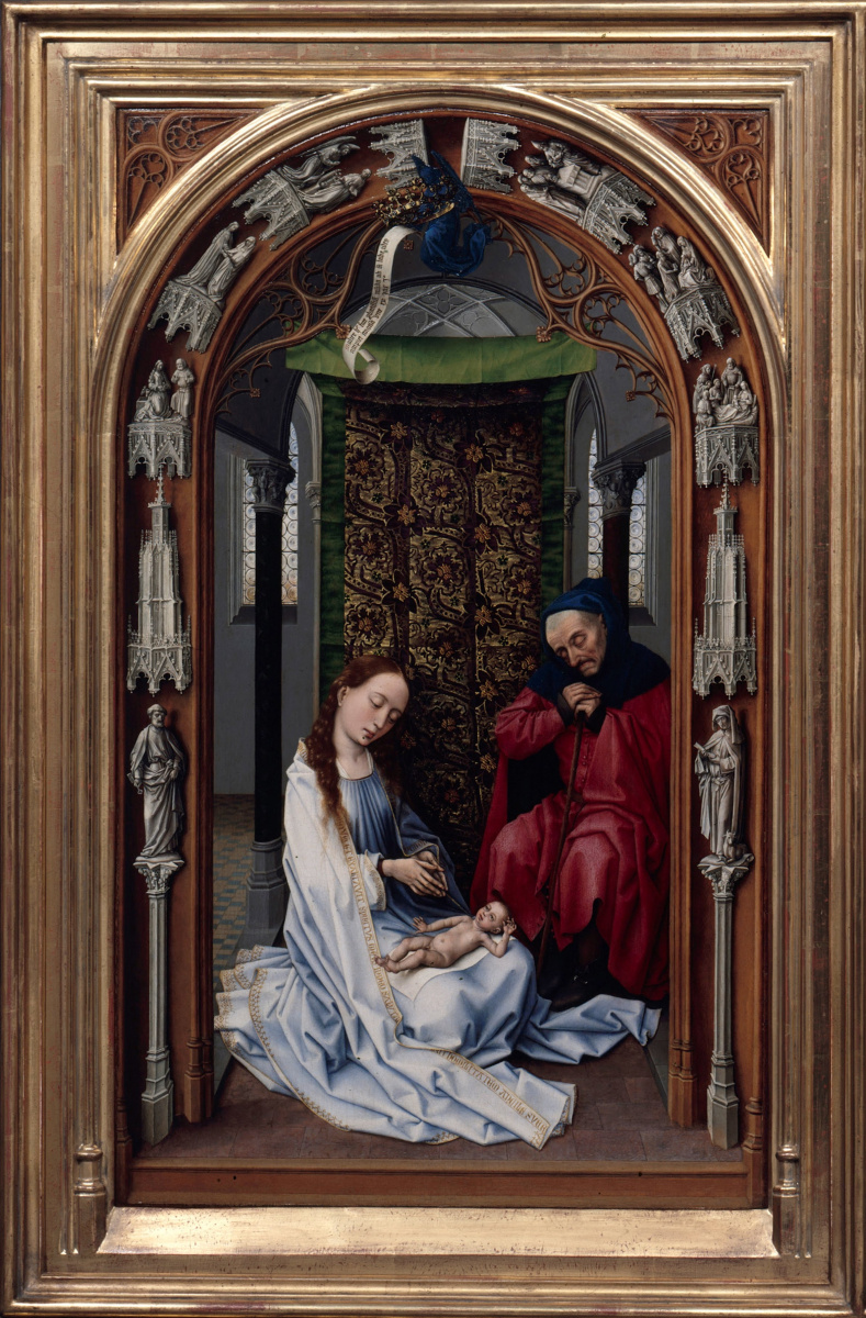 Rogier van der Weyden. The Miraflores Altar. Fragment