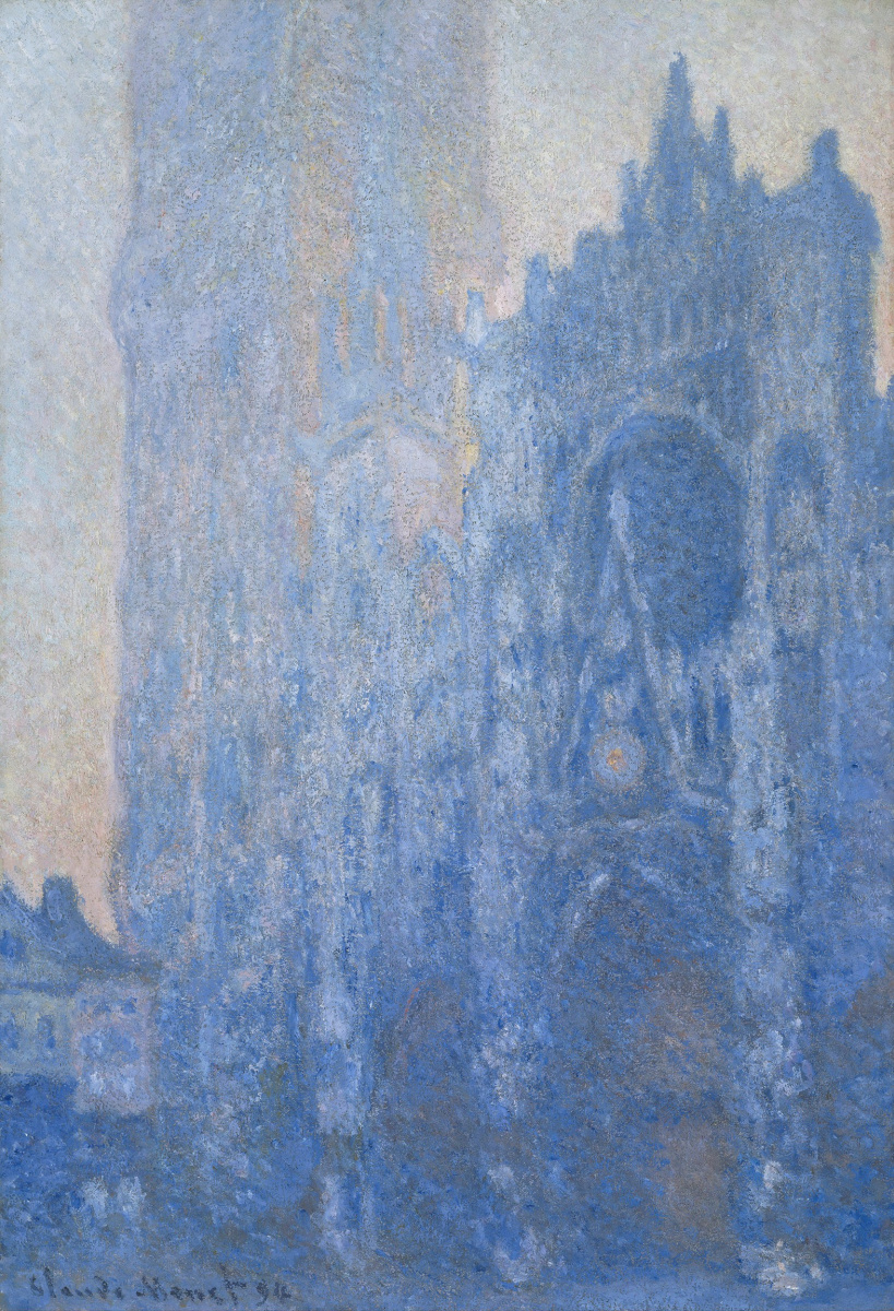 Claude Monet. Kathedrale von Rouen, Haupteingang und Tour d'Alban im Morgengrauen