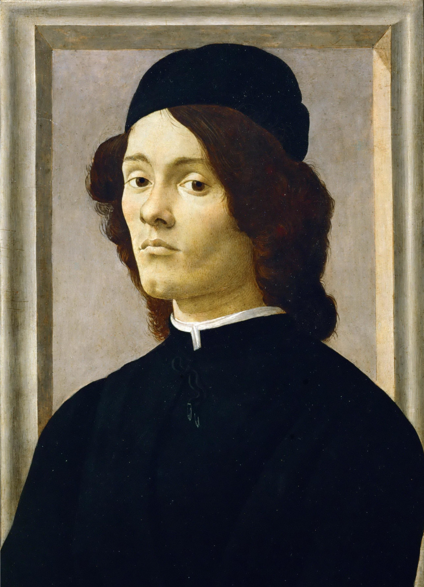 Sandro Botticelli. Portrait of a man