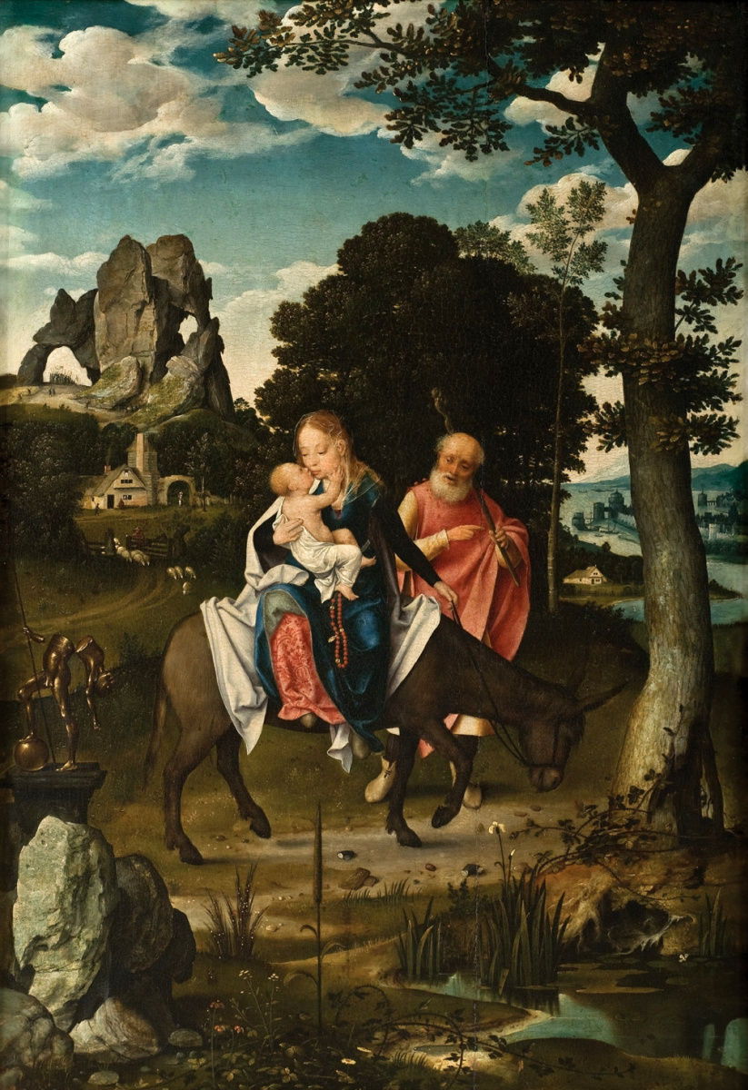 Jos van Kleve. The flight into Egypt. OK 1520