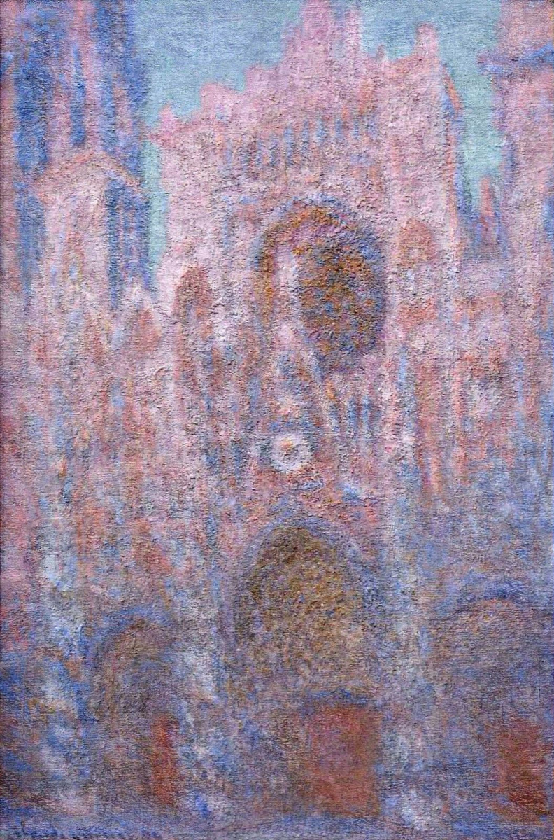 Claude Monet. Rouen Cathedral, Symphony in grey and pink