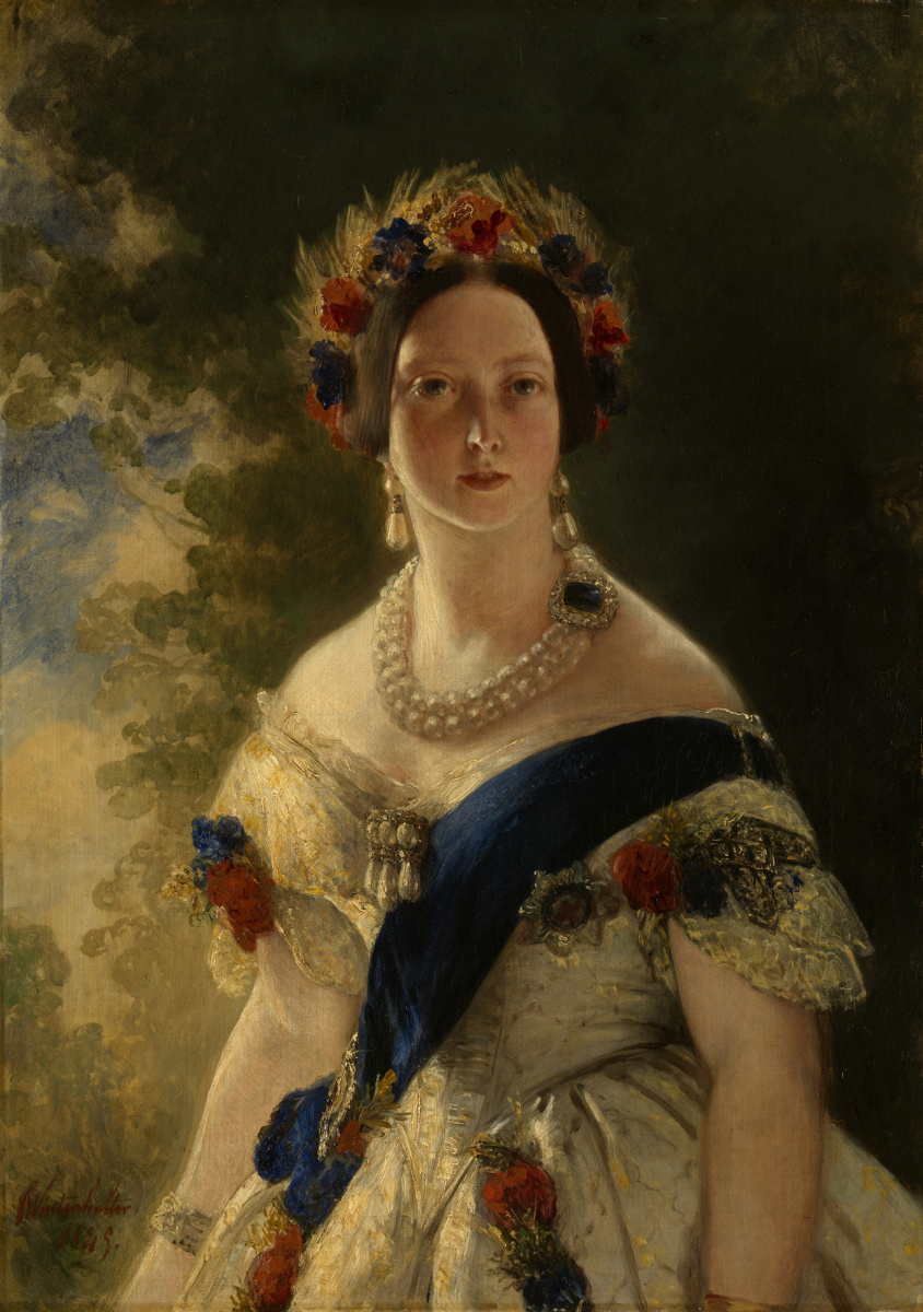 Franz Xaver Winterhalter. La Reina Victoria