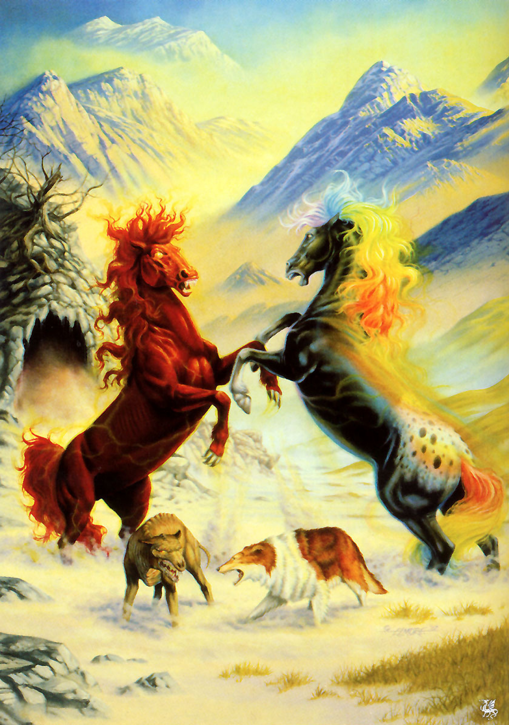 Mystical horses by Larry Elmore: History, Analysis & Facts | Arthive