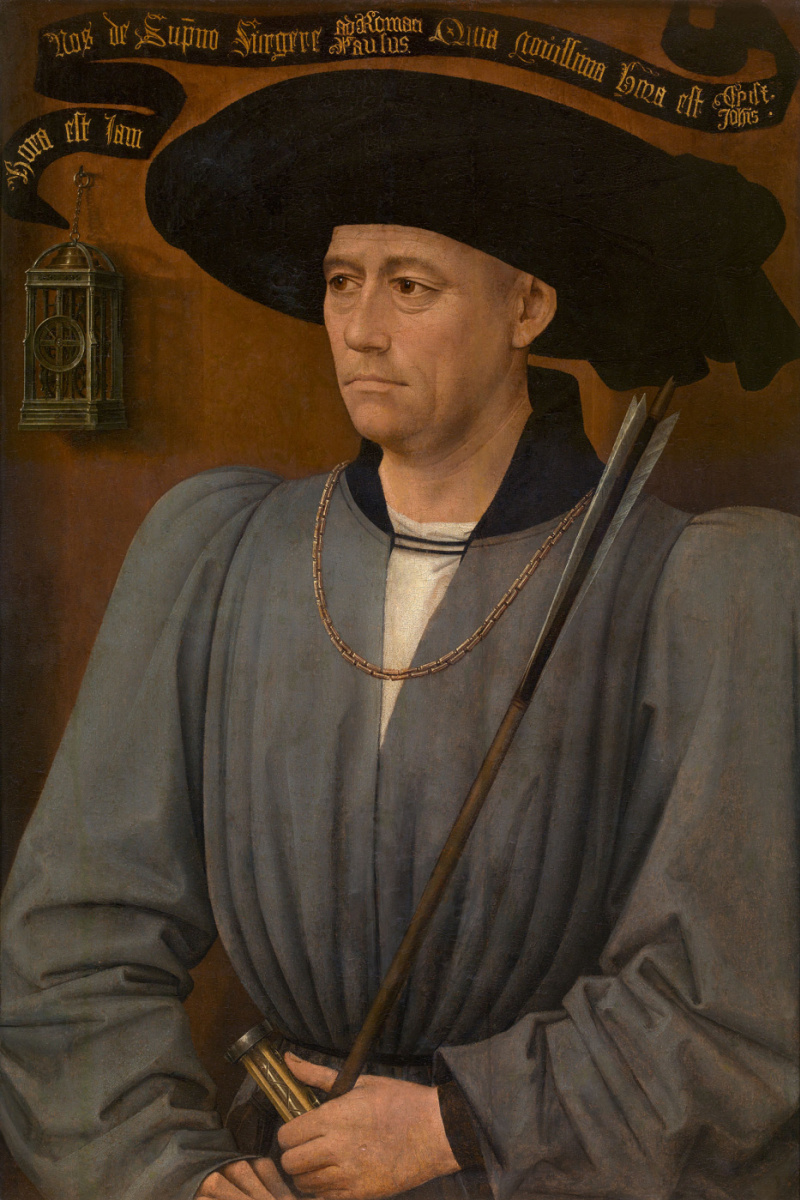 Rogier van der Weyden. Portrait of judge tournaments