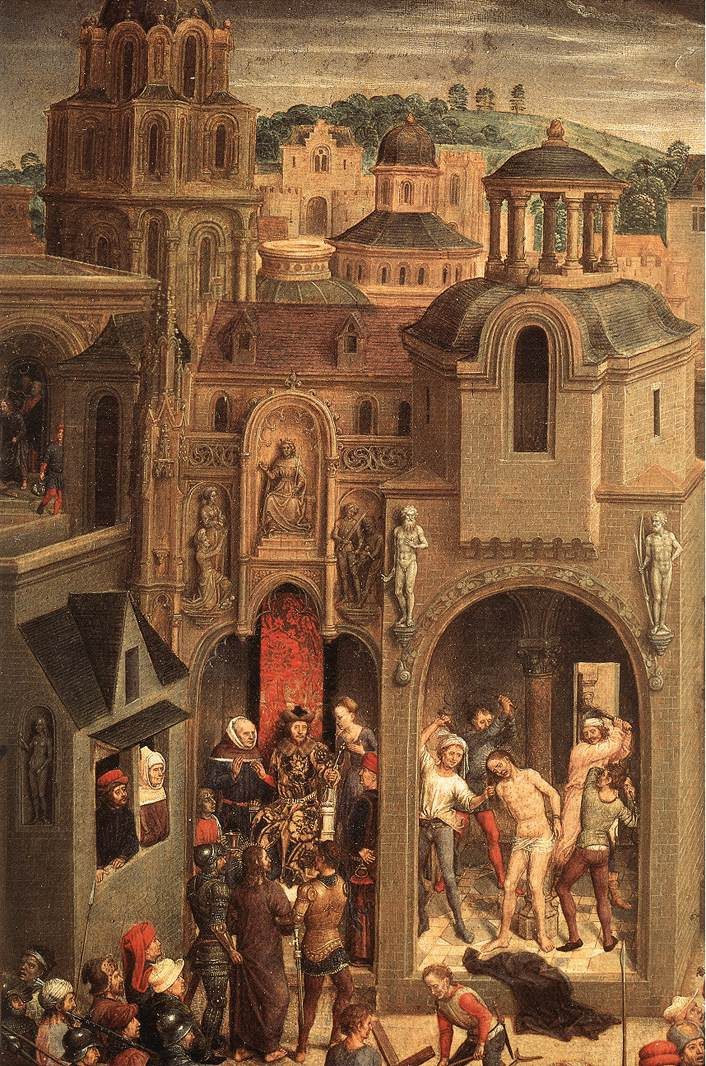 Hans Memling. Scenes from the passion of Christ. Fragment