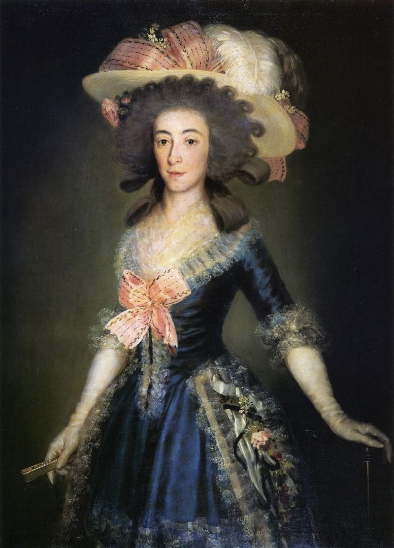 Francisco Goya. 伯爵夫人贝纳文特的肖像