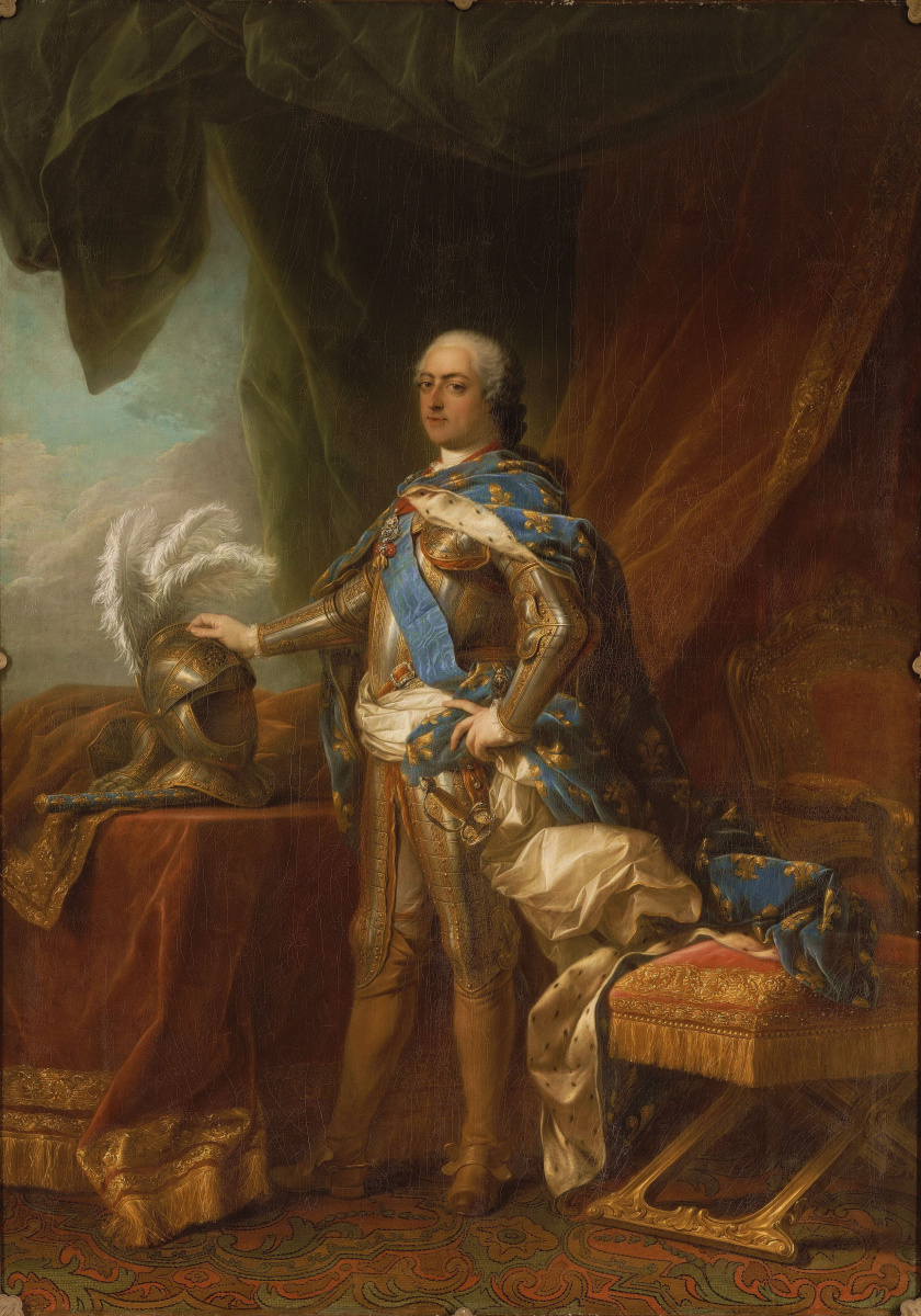 Charles Andre van Loo. Louis XV, roi de France