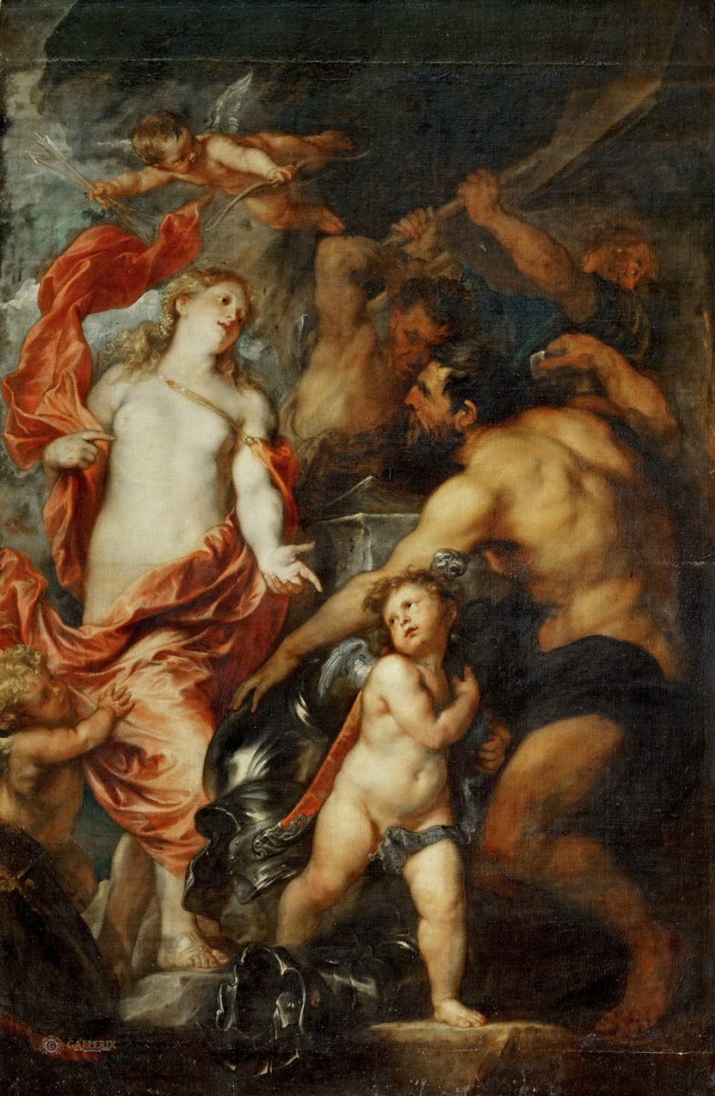 Anthony van Dyck. Venus asks Vulcan weapons for her son Aeneas