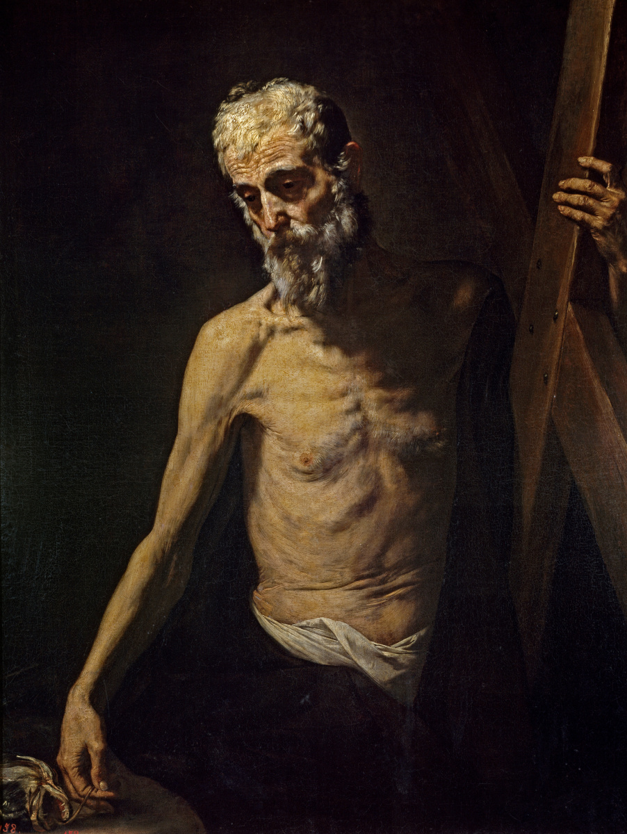 Jose de Ribera. SV. Andrew, the Apostle