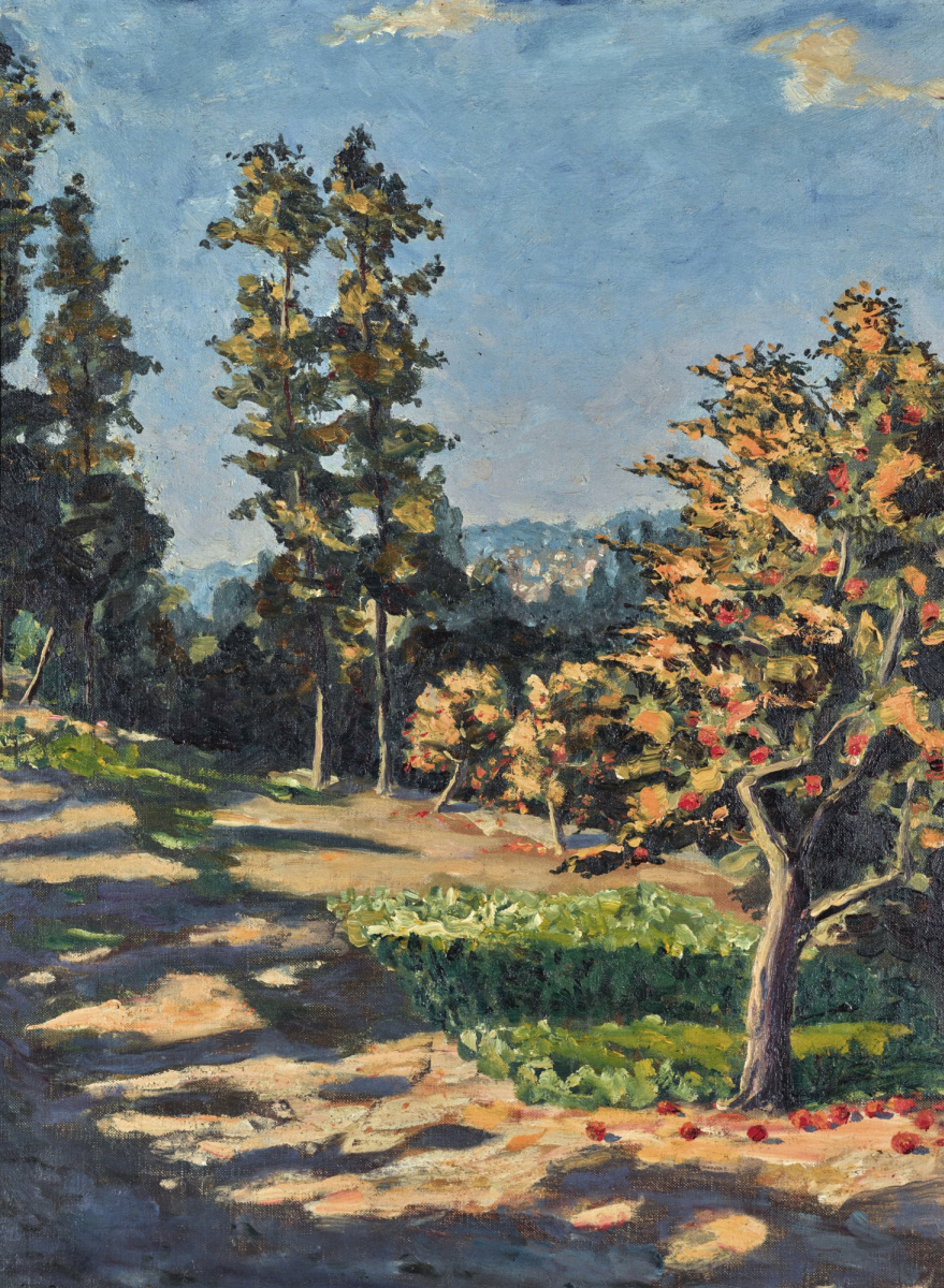 Winston Churchill. Landscape with Two Trees