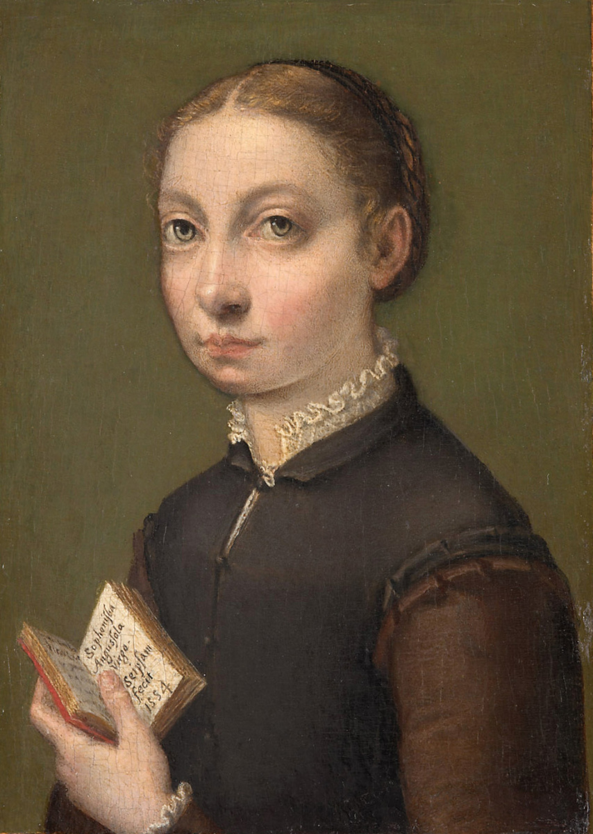 Sofonisba Anguissola. 自画像
