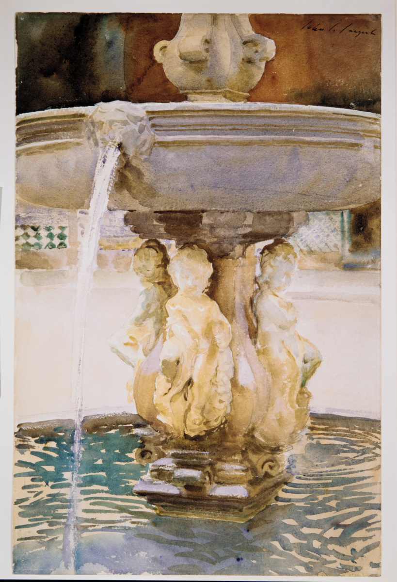 John Singer Sargent. Spanish fountain