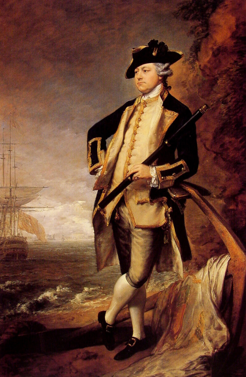 Thomas Gainsborough. Commander Augustus Hervey, later Vice-Admiral, and 3rd Earl of Bristol