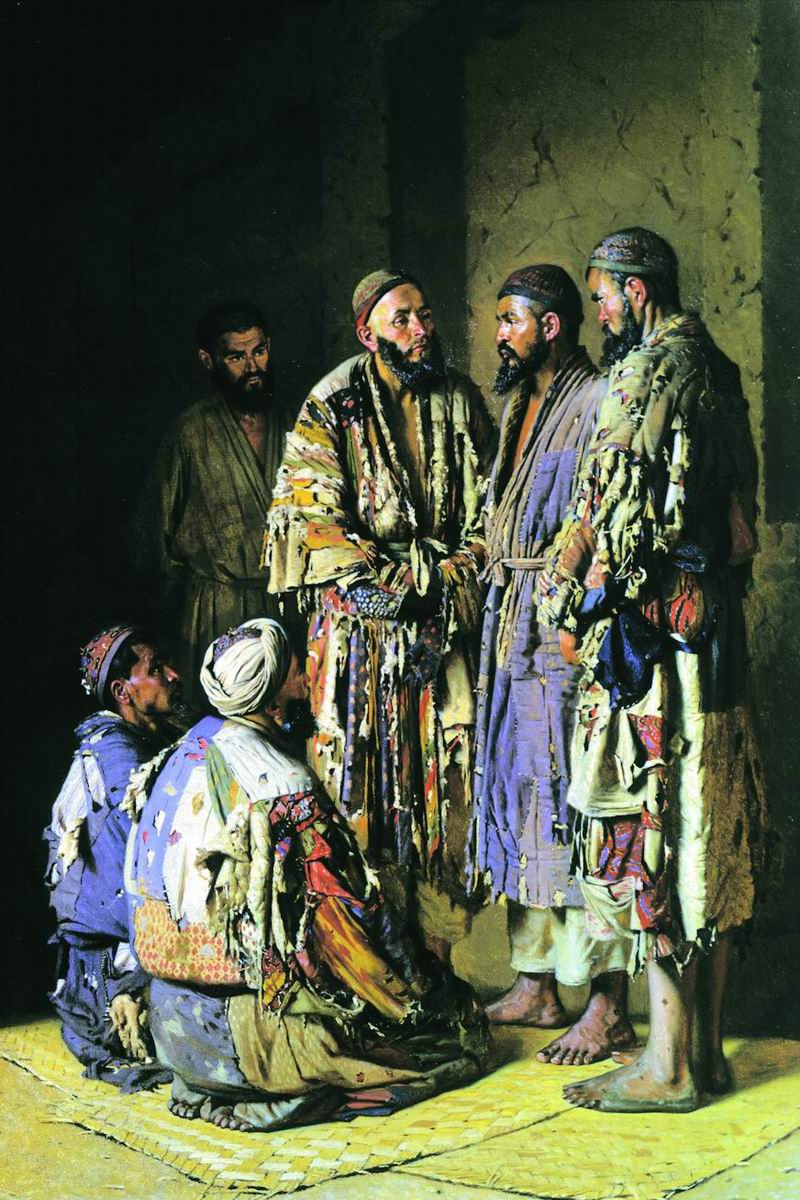 Vasily Vasilyevich Vereshchagin. Politicians in opium shop. Tashkent