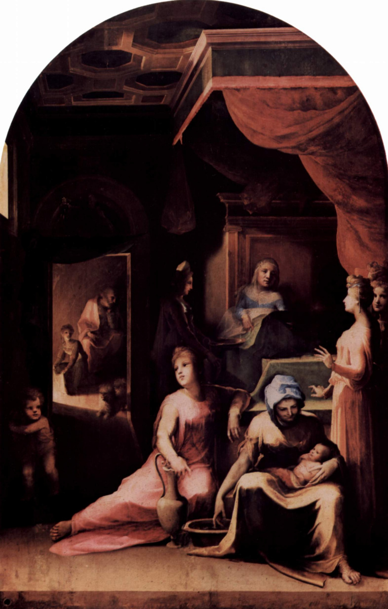 Domenico Beccafumi. The Nativity Of The Virgin