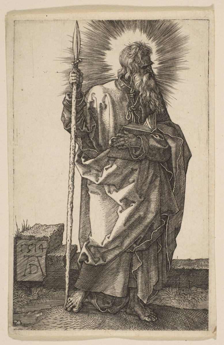 Albrecht Dürer. The Apostle Thomas