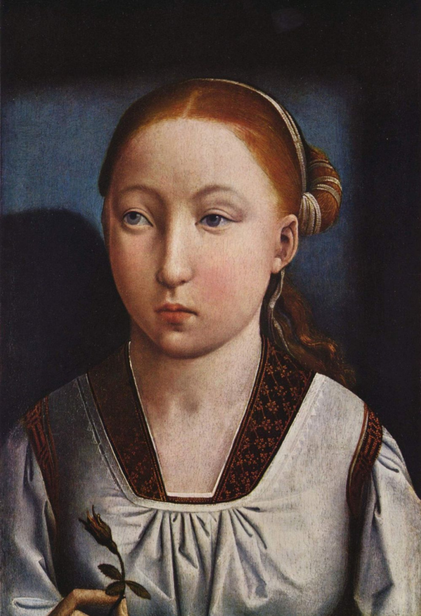 Хуан де Фландес. Портрет девушки