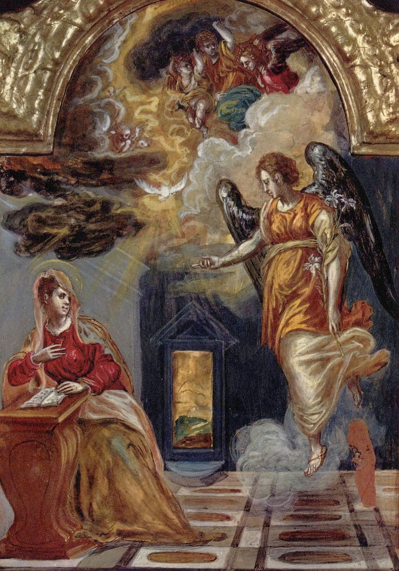 Эль Греко (Доменико Теотокопули). Благовещение Марии