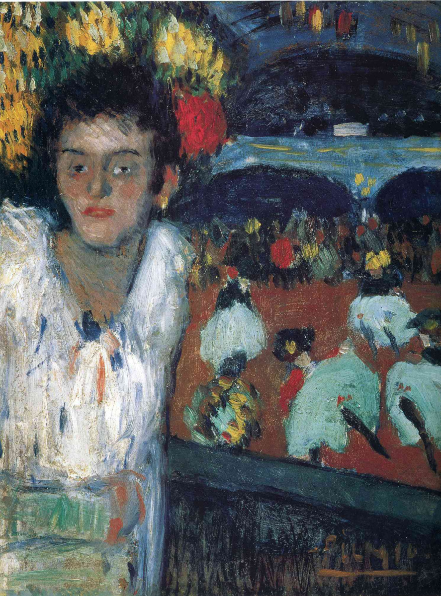 Pablo Picasso. At The Moulin Rouge