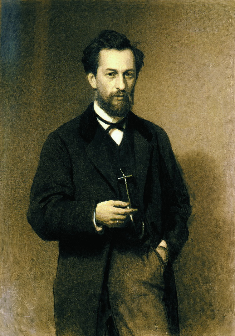 Ivan Nikolayevich Kramskoy. Portrait of the artist Mikhail Konstantin Klodt