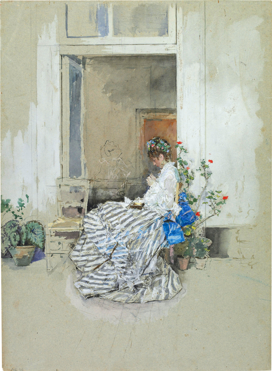 Mariano Fortuny y Marsal. Cecilia de Madrazo dekoriert