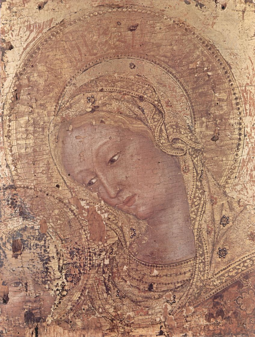 Gentile da Fabriano. Madonna, fragment