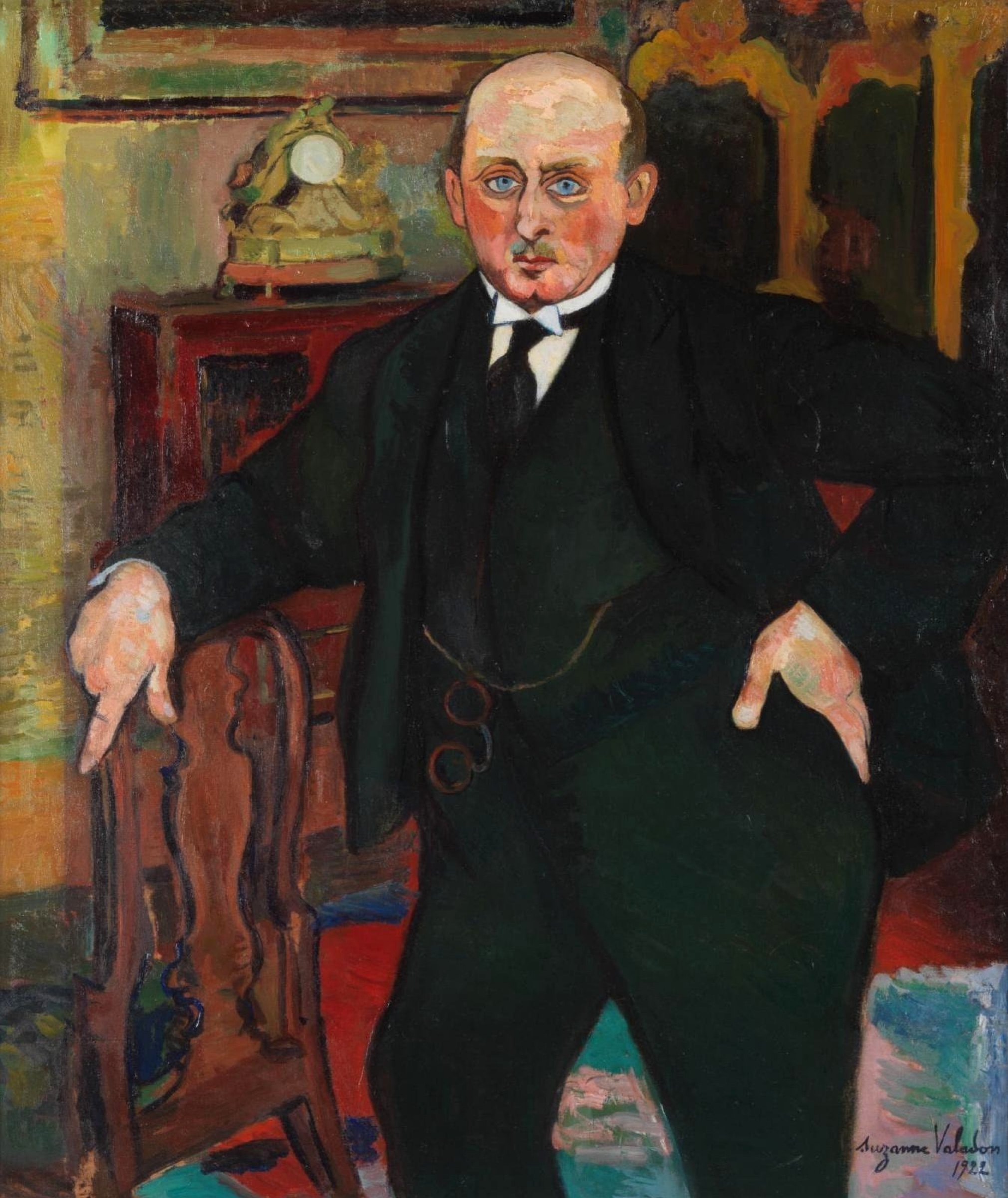 Portrait Of Charles Wakefield Mori By Suzanne Valadon