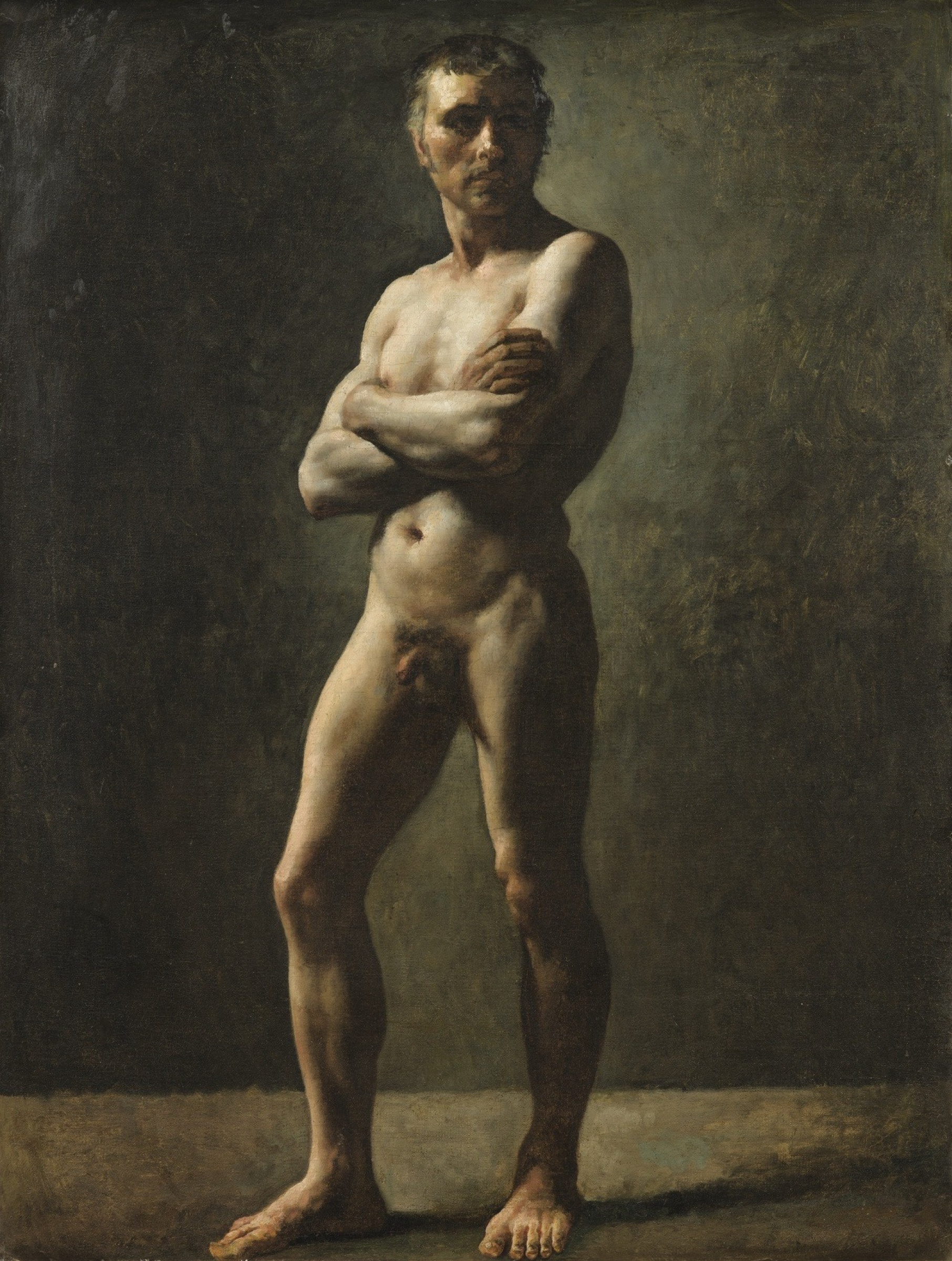 Buy a digital copy: Théodore Géricault - Schizzo accademico di un uomo nudo  in piedi | Arthive