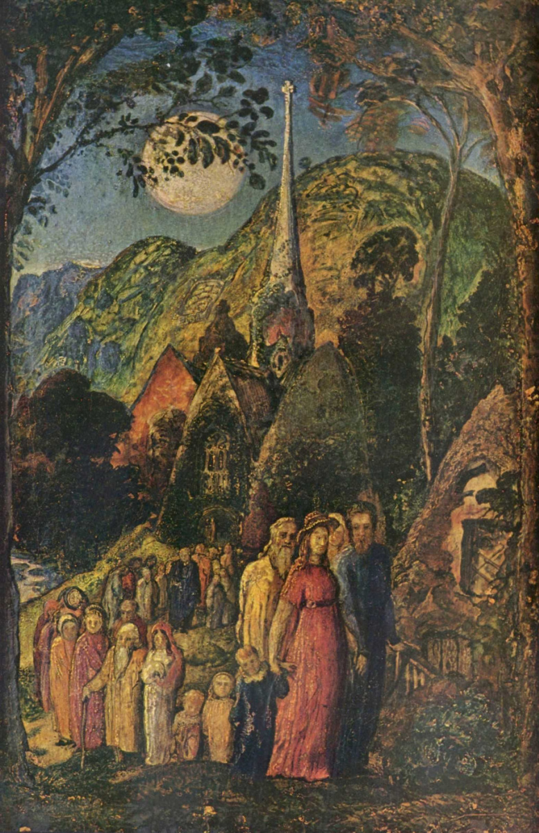 Samuel Palmer. From the supper