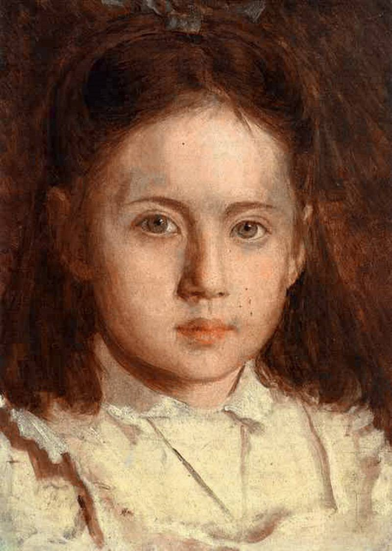 Ivan Nikolayevich Kramskoy. Portrait of the artist's daughter Kramskoy Sony