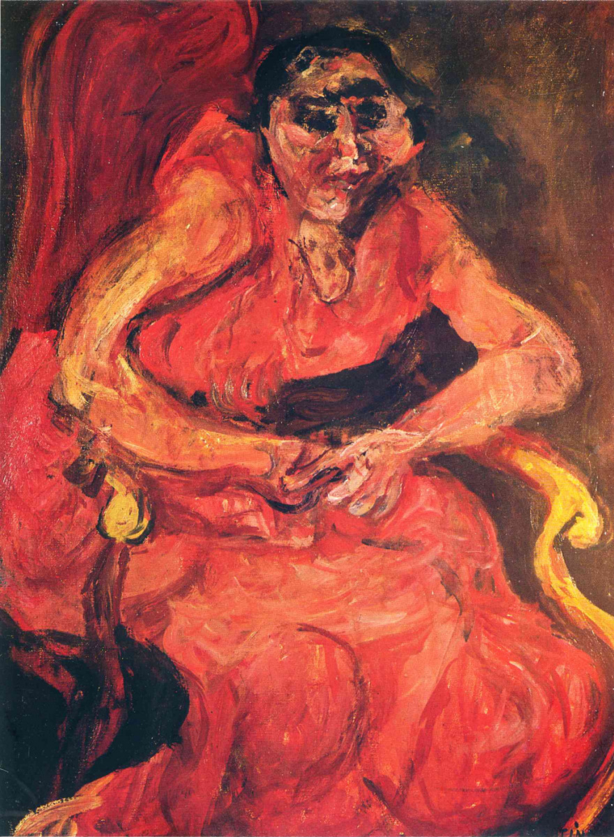 Chaim Soutine. Woman in pink